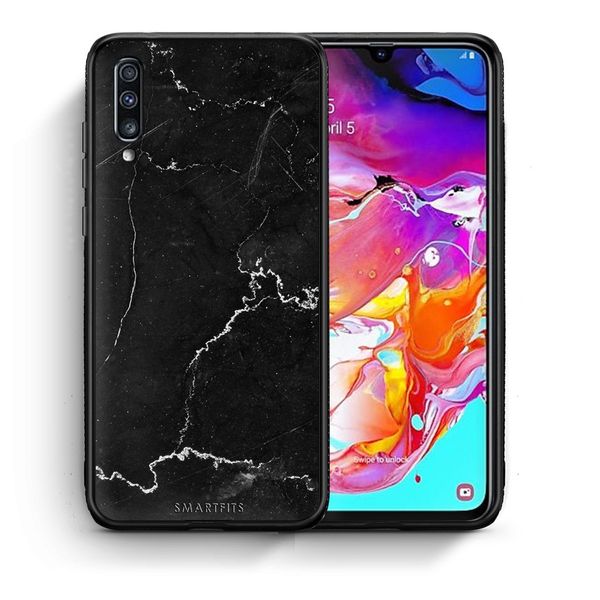 Smartfits Marble Black - Samsung A70 θήκη