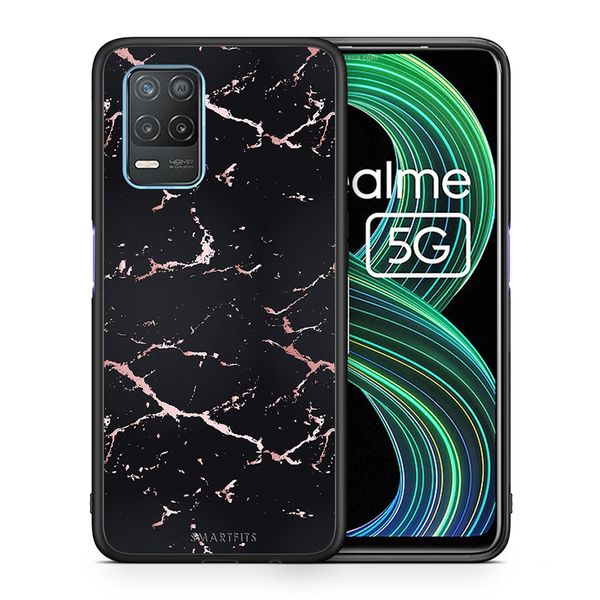 Smartfits Smartfits Marble Black Rosegold - Realme 8 5G θήκη