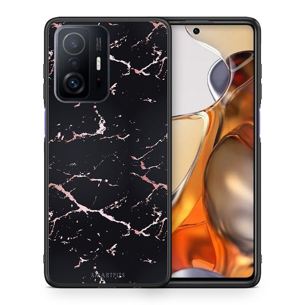 Smartfits Smartfits Xiaomi 11T/11T Pro ( Marble Black Rosegold) Θήκη Κινητού