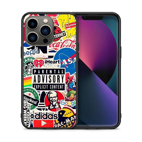 Smartfits Smartfits iPhone 13 Pro (Parental Advisory ) Θήκη Κινητού
