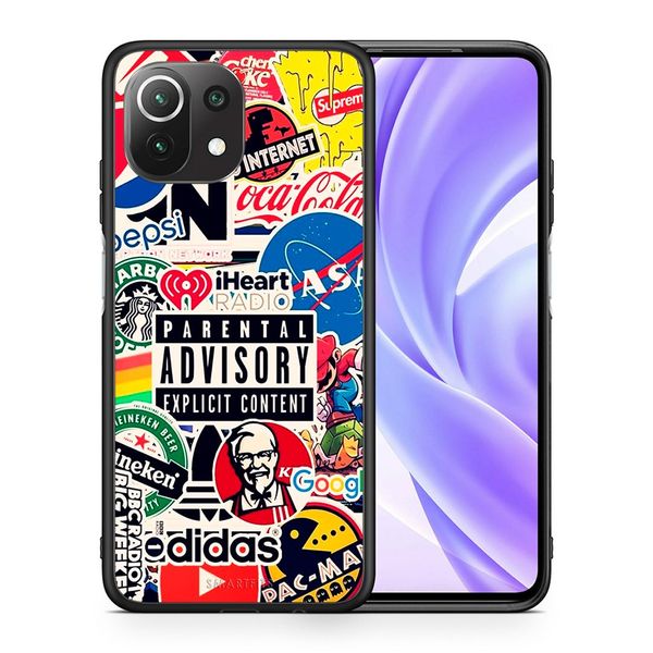 Smartfits Smartfits Xiaomi 11 Lite 5G NE/Mi 11 Lite (Parental Advisory ) Θήκη Κινητού