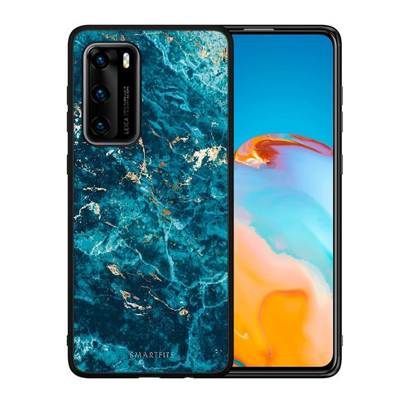 Smartfits Smartfits Marble Blue - Huawei P40 θήκη