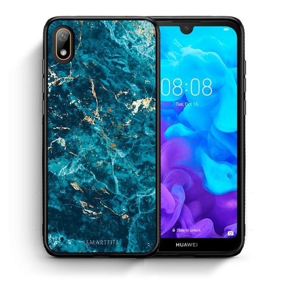 Smartfits Smartfits Marble Blue - Huawei Y5 2019 θήκη
