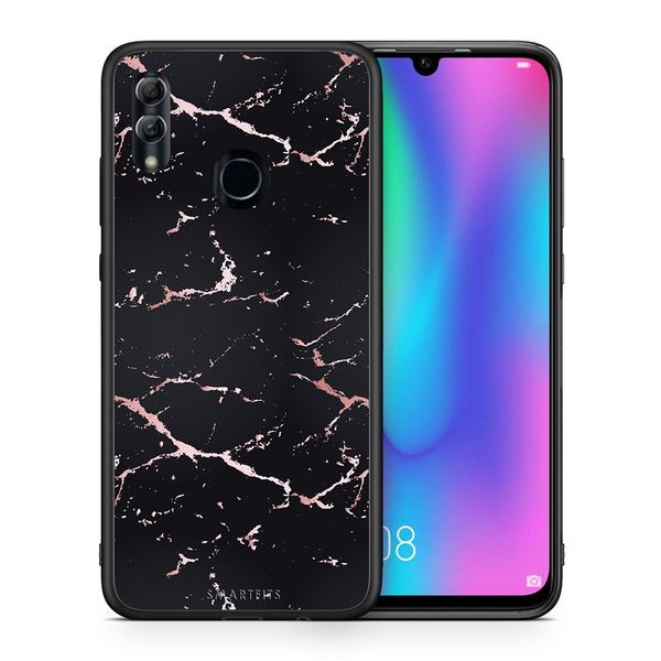 Smartfits Smartfits Marble Black Rosegold - Honor 10 Lite θήκη
