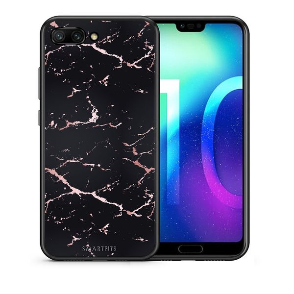 Smartfits Smartfits Marble Black Rosegold - Honor 10 θήκη