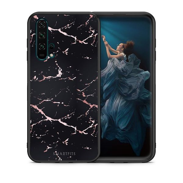 Smartfits Smartfits Marble Black Rosegold - Honor 20 Pro θήκη
