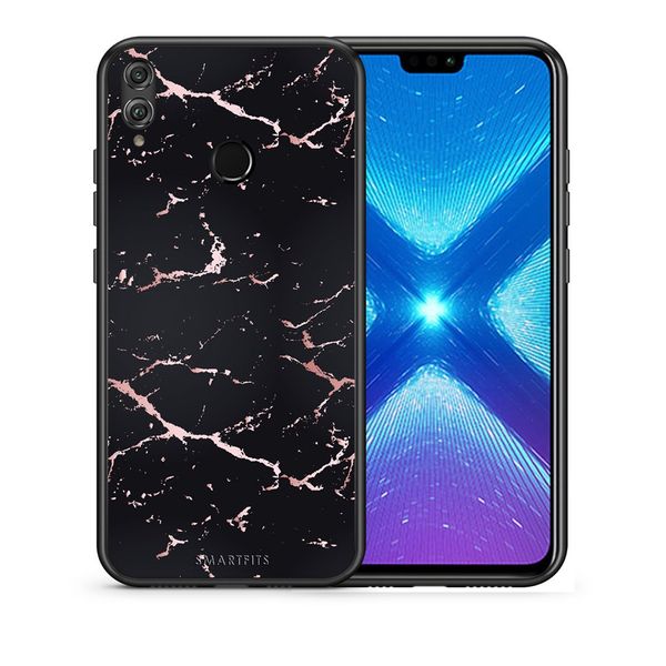 Smartfits Smartfits Marble Black Rosegold - Honor 8X θήκη