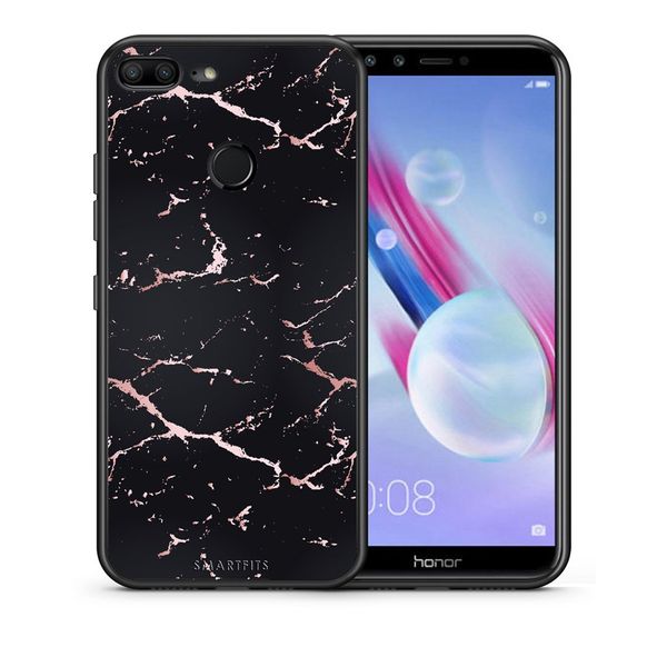 Smartfits Smartfits Marble Black Rosegold - Honor 9 Lite θήκη
