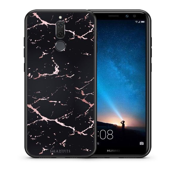 Smartfits Smartfits Marble Black Rosegold - Huawei Mate 10 Lite θήκη