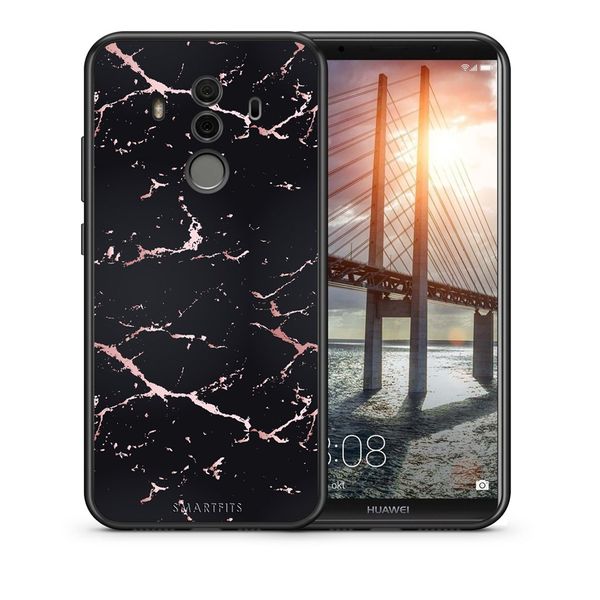 Smartfits Smartfits Marble Black Rosegold - Huawei Mate 10 Pro θήκη