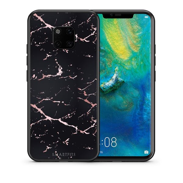 Smartfits Smartfits Marble Black Rosegold - Huawei Mate 20 Pro θήκη