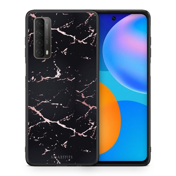 Smartfits Smartfits Marble Black Rosegold - Huawei P Smart 2021 θήκη