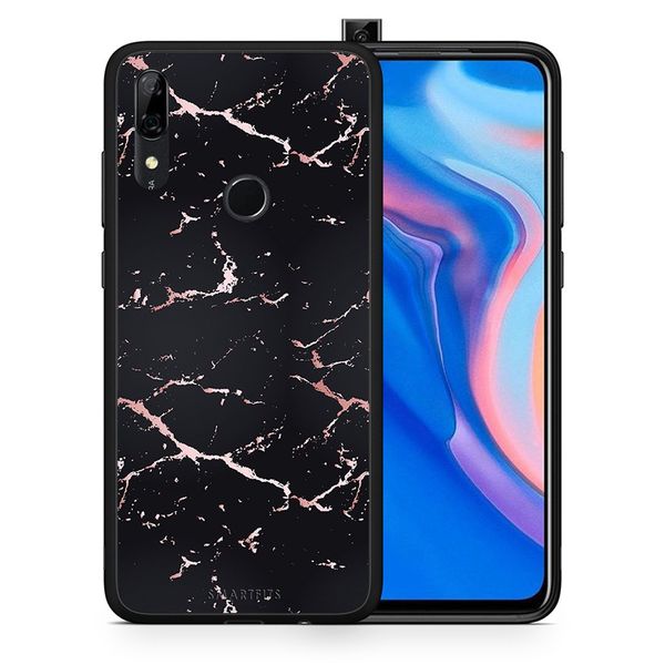 Smartfits Smartfits Marble Black Rosegold - Huawei P Smart Z θήκη