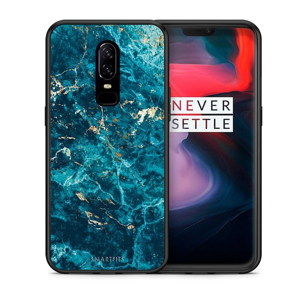 Smartfits Smartfits Marble Blue - OnePlus 6 θήκη