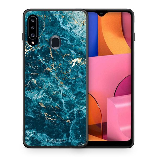 Smartfits Smartfits Marble Blue - Samsung A20s θήκη