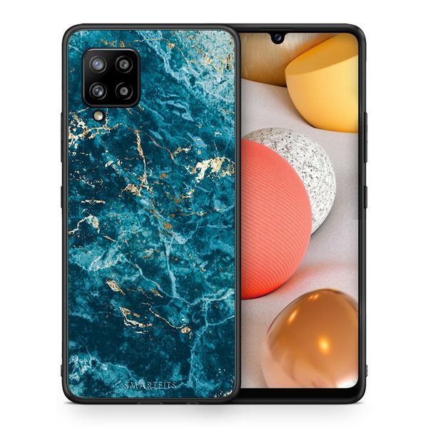 Smartfits Smartfits Marble Blue - Samsung A42 θήκη
