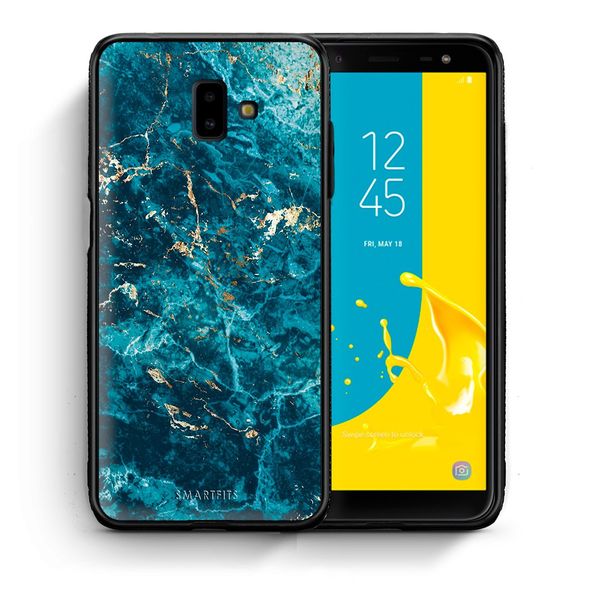 Smartfits Smartfits Marble Blue - Samsung J6+ θήκη