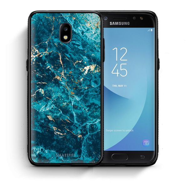 Smartfits Smartfits Marble Blue - Samsung J7 2017 θήκη
