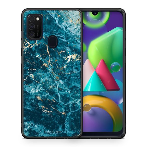 Smartfits Smartfits Marble Blue - Samsung M21/M31 θήκη