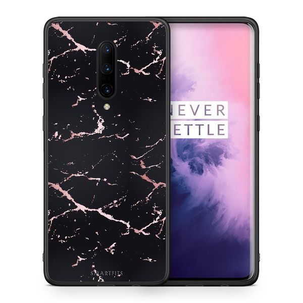 Smartfits Smartfits Marble Black Rosegold - OnePlus 7 Pro θήκη