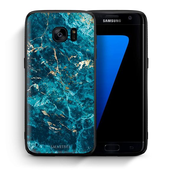 Smartfits Smartfits Marble Blue - Samsung S7 Edge θήκη