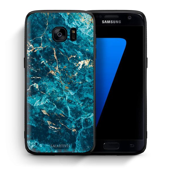 Smartfits Smartfits Marble Blue - Samsung S7 θήκη