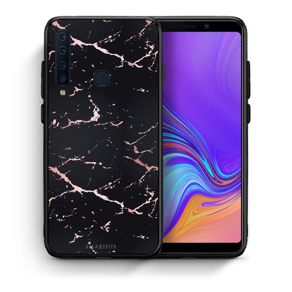 Smartfits Smartfits Marble Black Rosegold - Samsung A9 θήκη