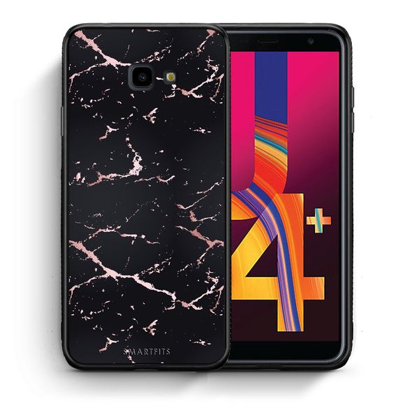 Smartfits Smartfits Marble Black Rosegold - Samsung J4+ θήκη