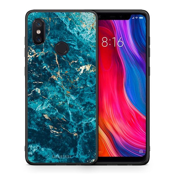 Smartfits Smartfits Marble Blue - Xiaomi Mi 8 θήκη