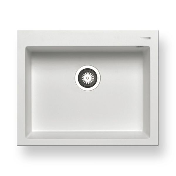 Pyramis Istros 61x50 1B Snow Νεροχύτης Κουζίνας