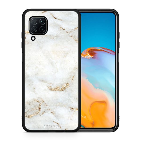 Smartfits Smartfits White Gold Marble - Huawei P40 Lite θήκη