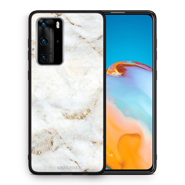 Smartfits Smartfits White Gold Marble - Huawei P40 Pro θήκη