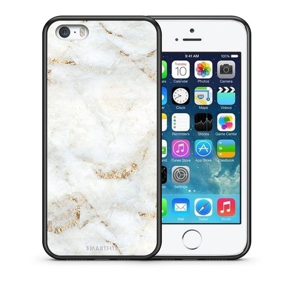 Smartfits Smartfits White Gold Marble - iPhone 5/5s/SE θήκη