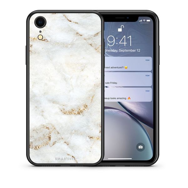 Smartfits Smartfits White Gold Marble - iPhone XR θήκη