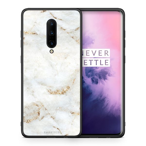 Smartfits Smartfits White Gold Marble - OnePlus 7 Pro θήκη