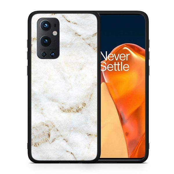 Smartfits Smartfits White Gold Marble - OnePlus 9 Pro θήκη