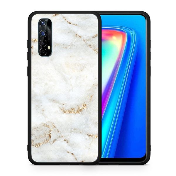 Smartfits Smartfits White Gold Marble - Realme 7 θήκη