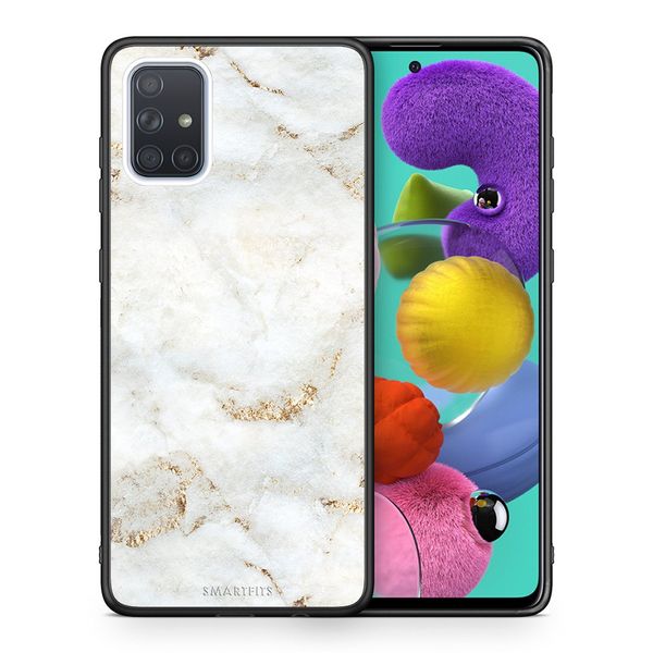 Smartfits Smartfits White Gold Marble - Samsung A51 θήκη