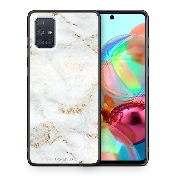Smartfits Smartfits White Gold Marble - Samsung A71 θήκη