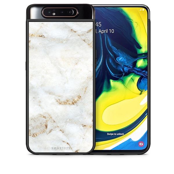 Smartfits Smartfits White Gold Marble - Samsung A80 θήκη