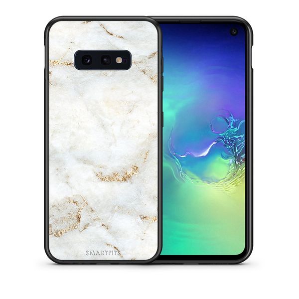 Smartfits Smartfits White Gold Marble - Samsung S10e θήκη