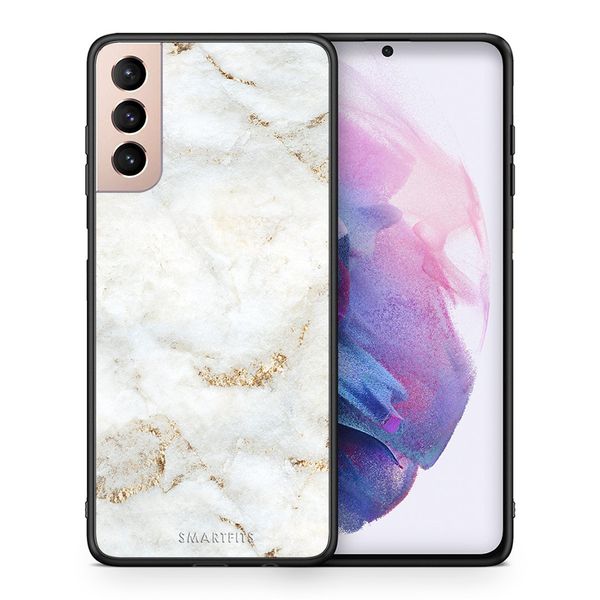 Smartfits Smartfits White Gold Marble - Samsung S21+ θήκη