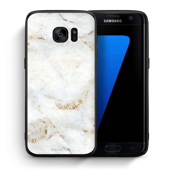 Smartfits Smartfits White Gold Marble - Samsung S7 Edge θήκη