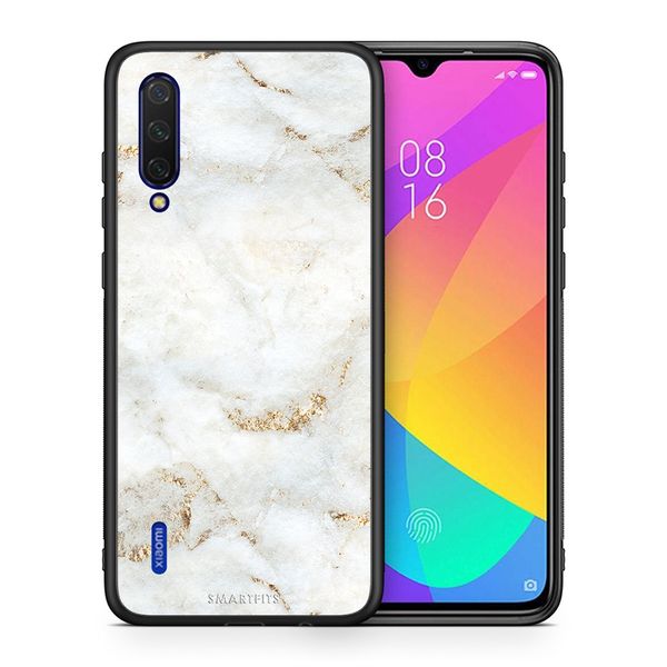 Smartfits Smartfits White Gold Marble - Xiaomi Mi 9 Lite θήκη