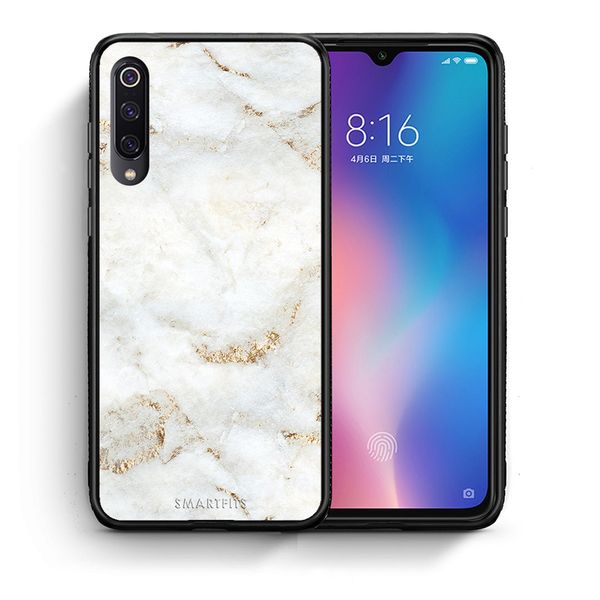 Smartfits Smartfits White Gold Marble - Xiaomi Mi 9 θήκη