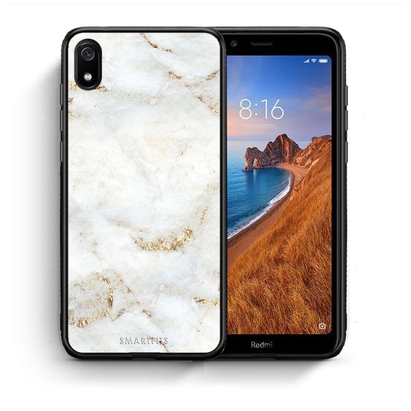 Smartfits Smartfits White Gold Marble - Xiaomi Redmi 7A θήκη