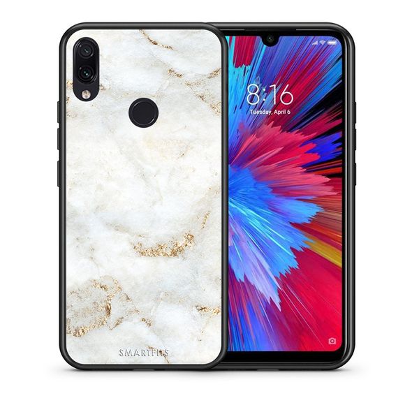 Smartfits Smartfits White Gold Marble - Xiaomi Redmi Note 7 θήκη