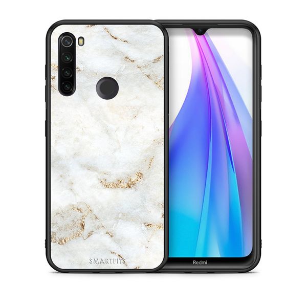 Smartfits Smartfits White Gold Marble - Xiaomi Redmi Note 8T θήκη