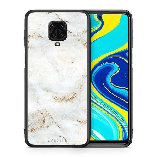 Smartfits Smartfits White Gold Marble - Xiaomi Redmi Note 9S/9 Pro/9 Pro Max θήκη