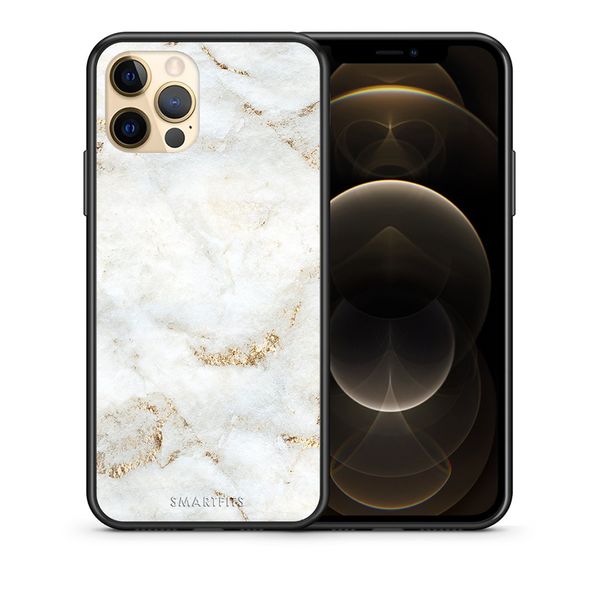 Smartfits Smartfits White Gold Marble - iPhone 12/12 Pro θήκη